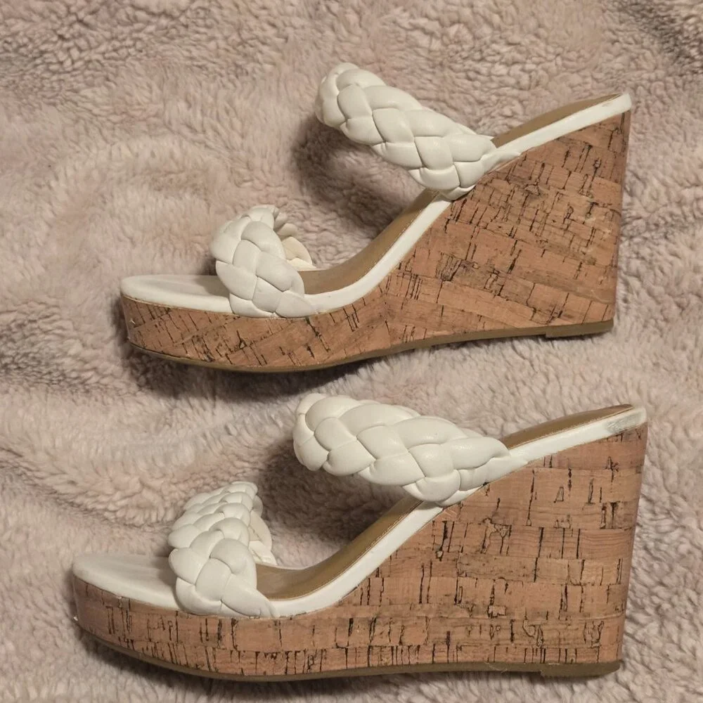 LC Lauren Conrad Idelle 2 Women's Wedge Sandal Size 6 - Picture 2 of 12